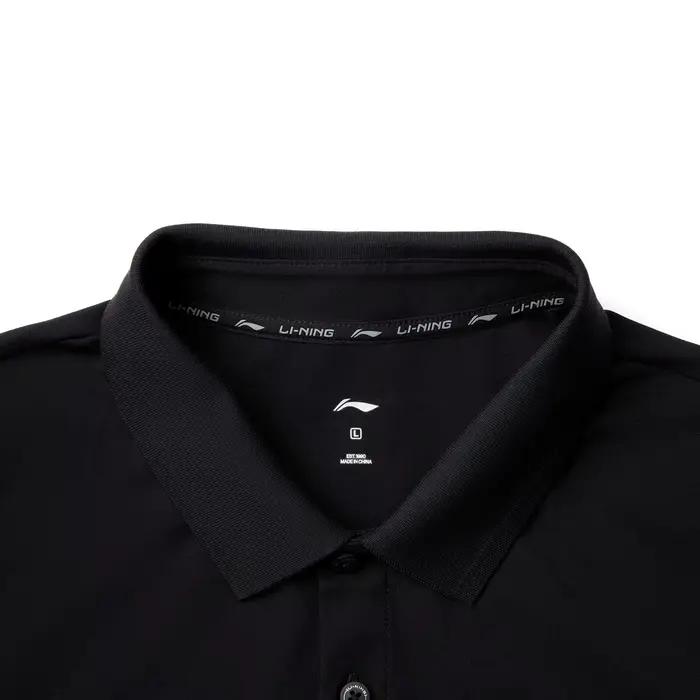 Li-ning T-shirt Polo d'entraînement pour hommes AT DRY FREEZE coupe régulière doublure respirante co