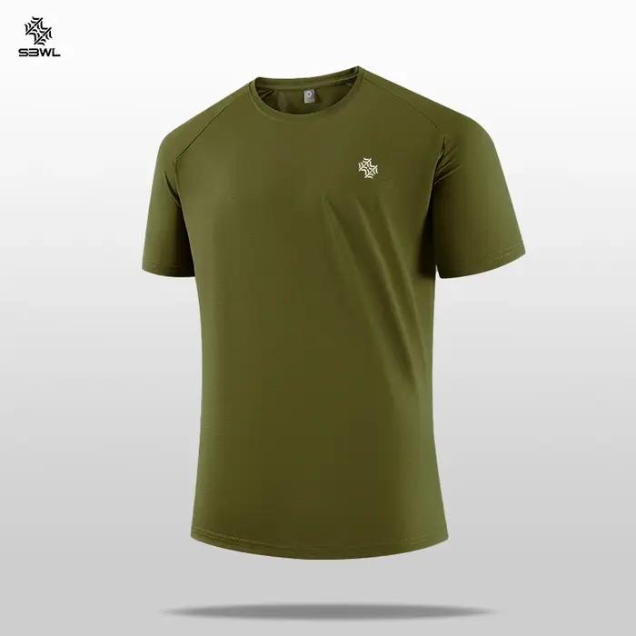 SBWL T-shirts de sport de haute qualité pour hommes et femmes, chemises à manches courtes à séchage