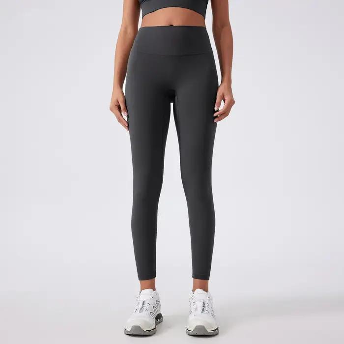 Pantalon yoga femme taille haute - Legging push up fesse sans coutures fitness collection 2023