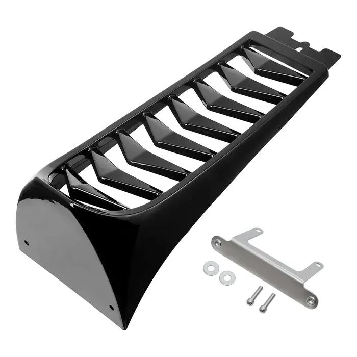 Becquet de menton avant noir brillant pour moto, couvercle de radiateur inférieur pour Harley Softai