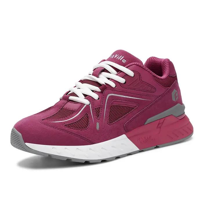 Fittington chaussures de course sur route pour femmes 2E baskets d'extérieur large largeur chaussure