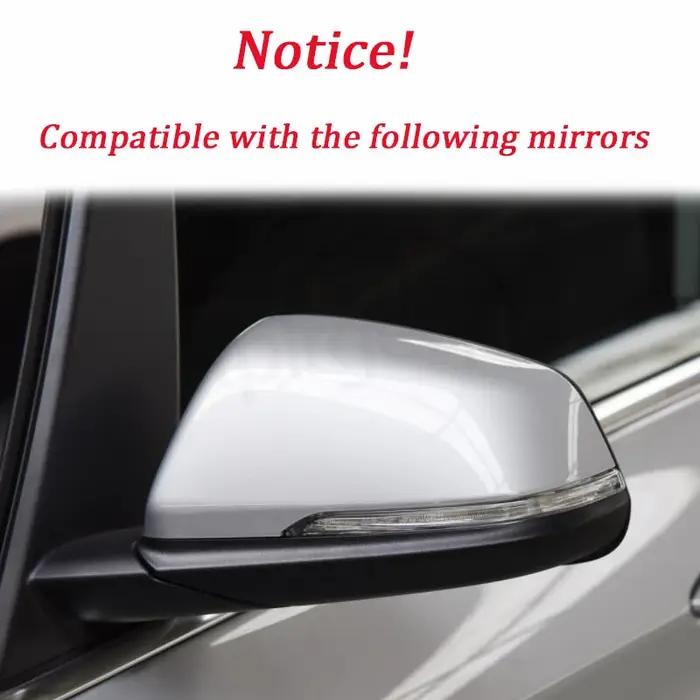 Couvercle de miroir en Fiber de carbone noir, 2 pièces, pour BMW X1 F48 X2 F39 Z4 G29 2 GT F45 F46 1