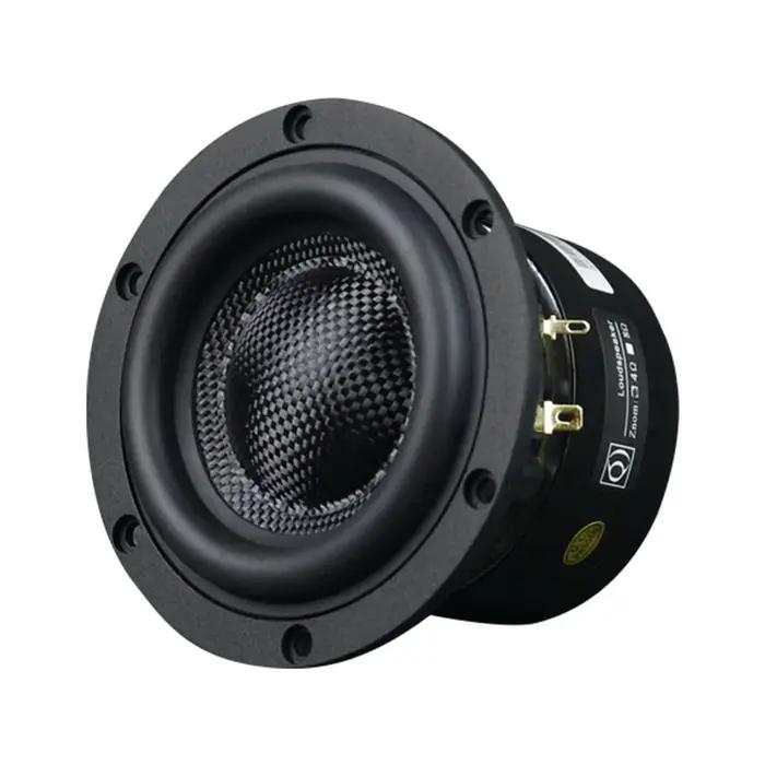 AIYIMA – haut-parleur de caisson de basses 4 pouces, 1 pièce, HiFi, pour Home cinéma, en Fiber de ve