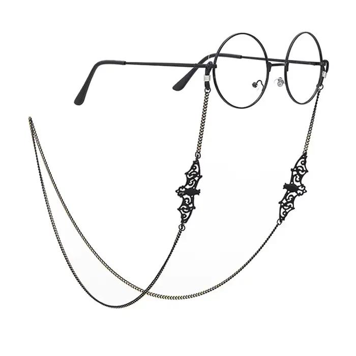 JOHollow Star Lunettes de soleil perlées pour femmes, lunettes de lecture, lanière, porte-lunettes,