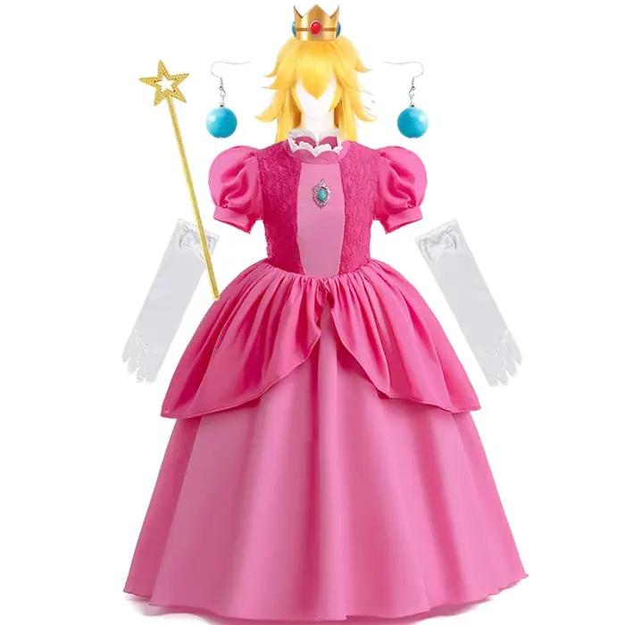 Robe de princesse pour filles, Costume de princesse Cosplay, robe de carnaval d'anniversaire pour en