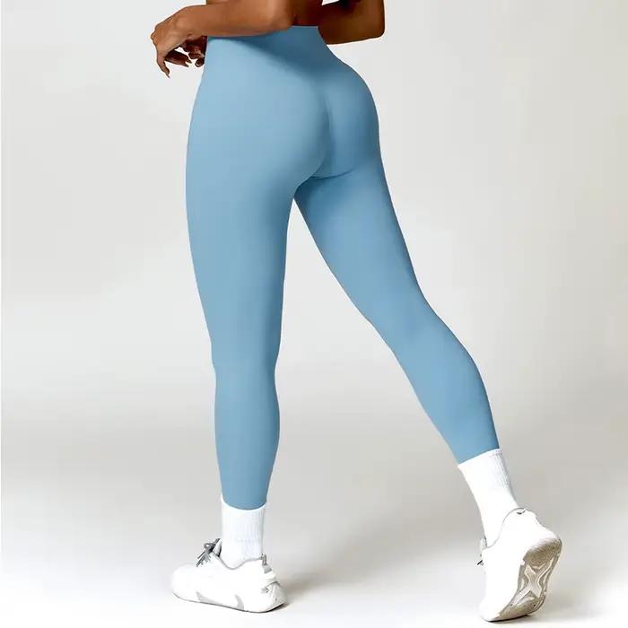 Pantalon de yoga sans couture pour femme, vêtements de sport, collants athlétiques extensibles, tail