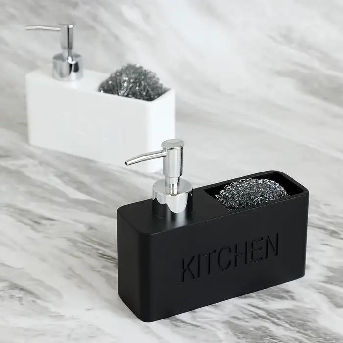 Accessoires de cuisine modernes ensemble distributeur de savon liquide distributeur de savon pour le