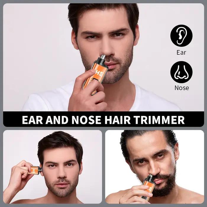 Tondeuses de nez tondeuse à poils du visage affichage numérique tondeuse de nez Rechargeable cadeau