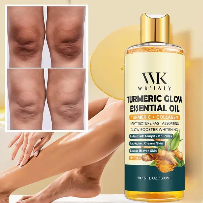 WK JALY Huile essentielle pour le corps au lueur de curcuma