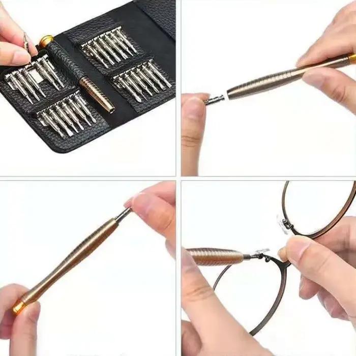 Mini tournevis de précision 25 en 1, jeu magnétique, tournevis Torx électronique, Kit d'outils de ré