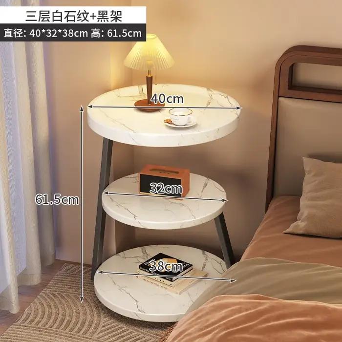 2025 table de chevet de style d'âge moyen, table d'appoint pour canapé, chambre à coucher, petit che