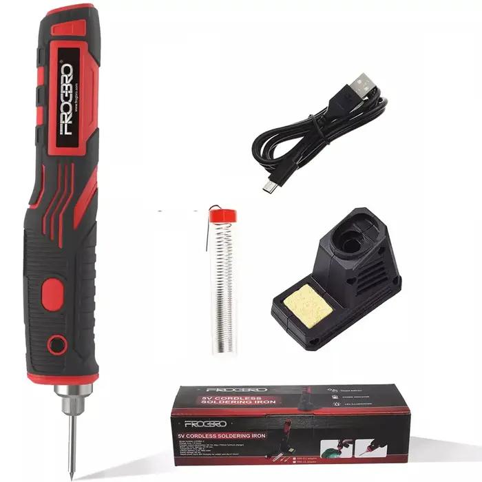 FrogBro – Kit de fer à souder sans fil, batterie Rechargeable 2500mAh, stylo à souder professionnel
