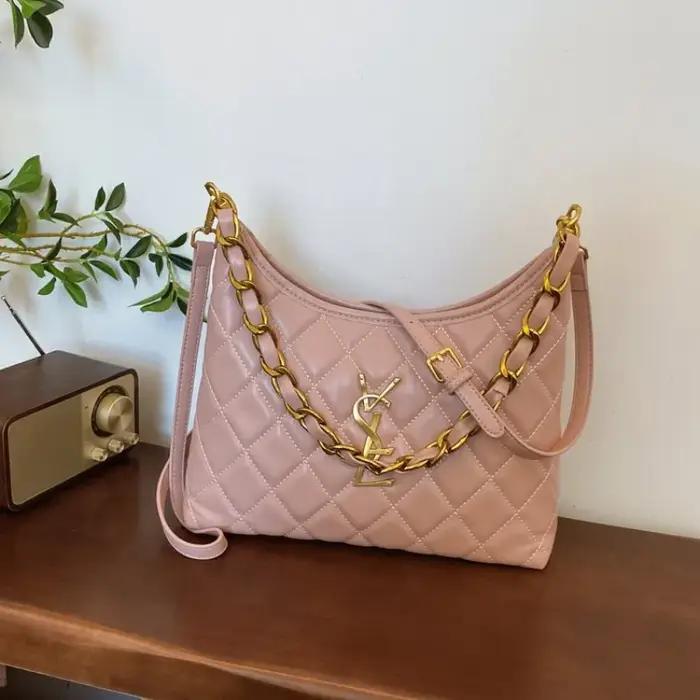Sacs à bandoulière matelassés élégants pour femmes, nouvelle arrivée, design minimaliste et de niche