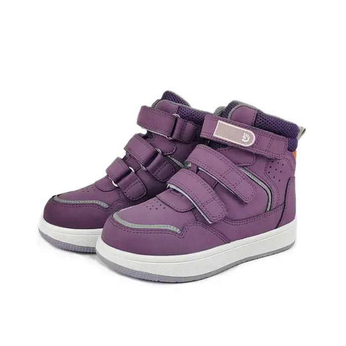 Baskets en cuir pour enfants de 3 à 12 ans, chaussures orthopédiques décontractées pour garçons et f