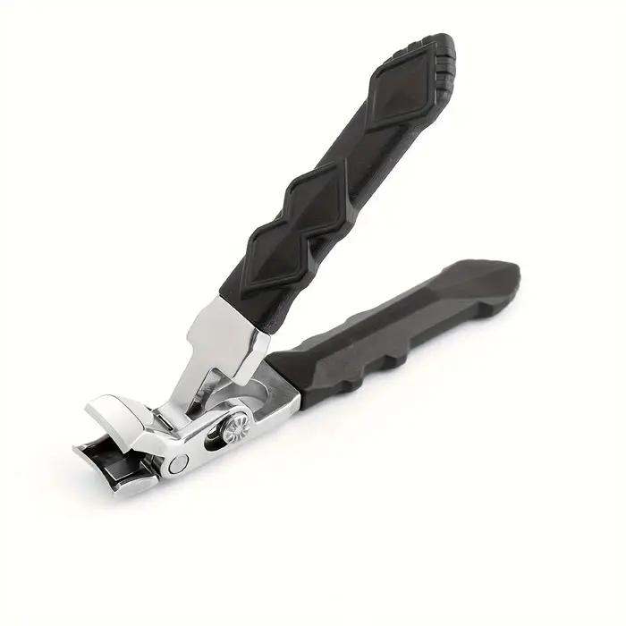 Coupe-ongles professionnel en acier inoxydable pour personnes âgées, mâchoire large, tête coudée, la