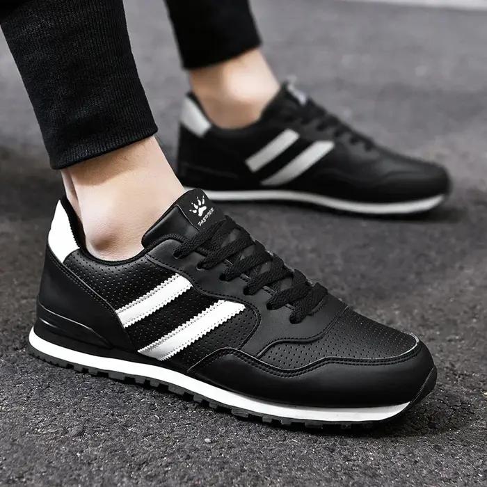 Chaussures de course classiques pour hommes, baskets légères en cuir suédé, chaussures de Sport de p