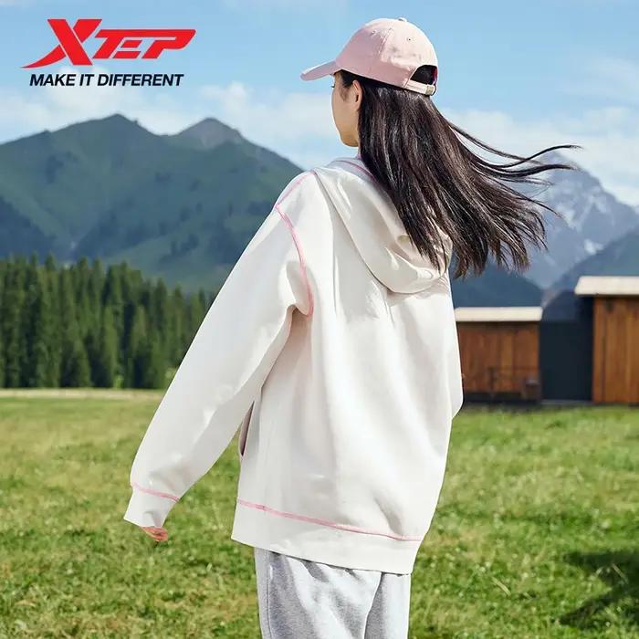 Sweat à capuche Xtep unisexe - Confort doux pour loisirs et sport extérieur automne