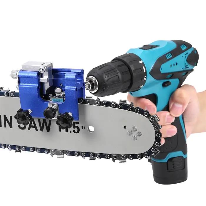 Affûteur de tronçonneuse pour le travail du bois, outils abrasifs, adapté à la plupart des vues à ch