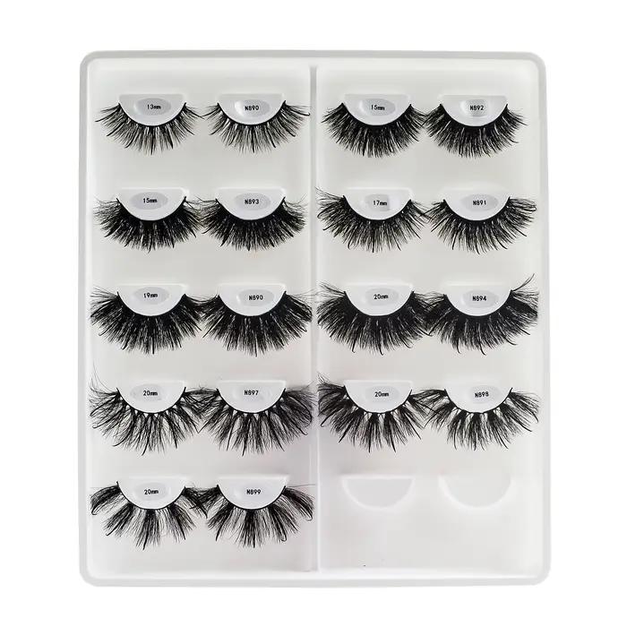 Nouveaux cils vaporeux et moelleux en Faux vison, vente en gros, marque privée russe C/D Curl, Exten