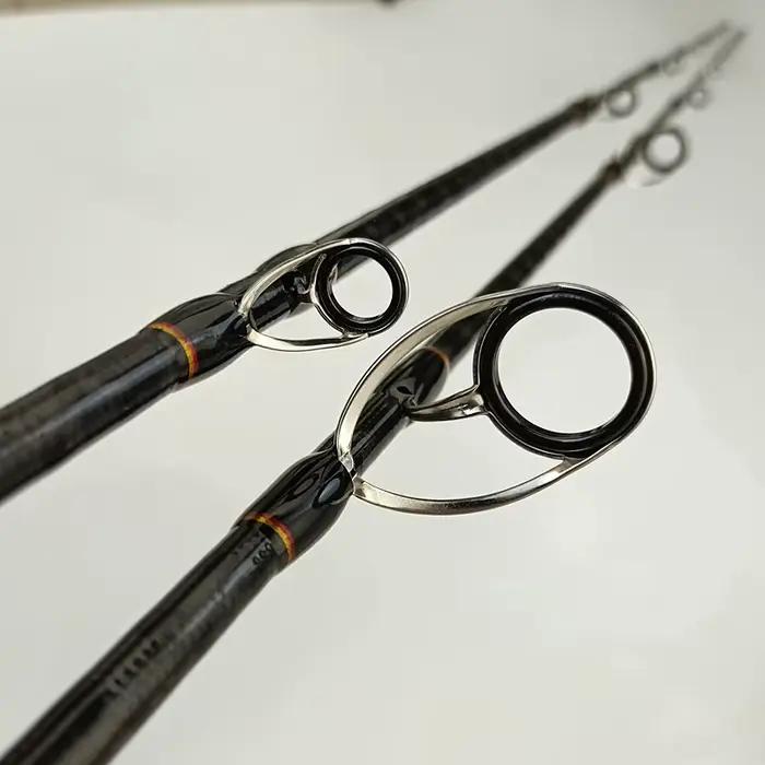 Canne pêche carbone slow jigging 1.68 1.83 1.95m puissance M ML mer spinning pointe creuse