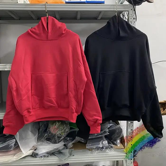 RapFabric Kanye West-Sweat à capuche double couche surdimensionné pour hommes et femmes, pulls décon