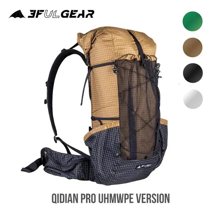 3F UL GEAR-Sac à dos étanche QiDian Pro pour homme et femme, sac de camping en plein air, sac de ran