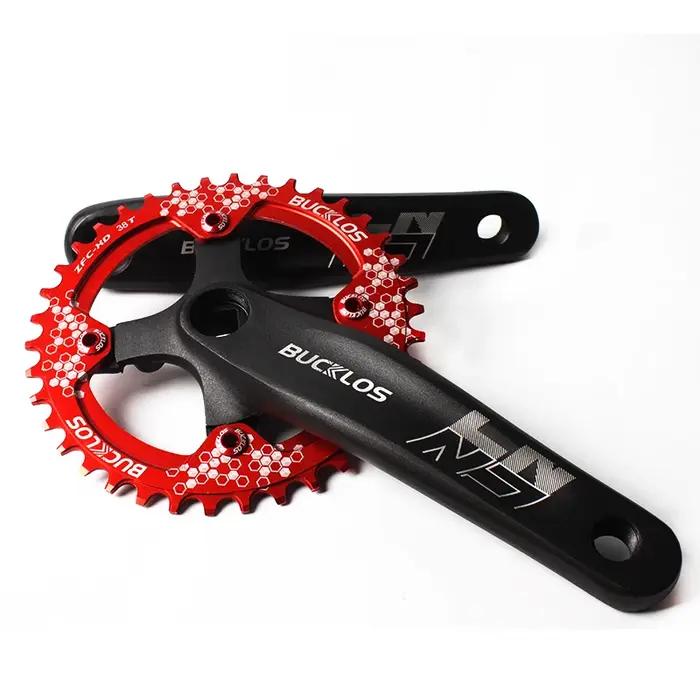 BUCKLOS 4 pièces vis de roue à chaîne de vélo boulons de plateau de cyclisme en alliage d'aluminium