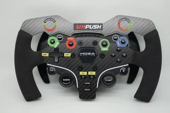 SIMPUSH-Sim Wheel MOD pour MOZA R5 MOZA ES ESX MOZA CS, F1, GT3, GT4