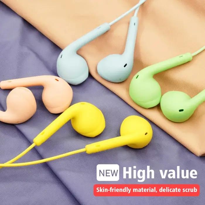 Olaf écouteurs filaires casque 3.5mm oreille téléphone dans l'oreille écouteurs fil contrôle basse c