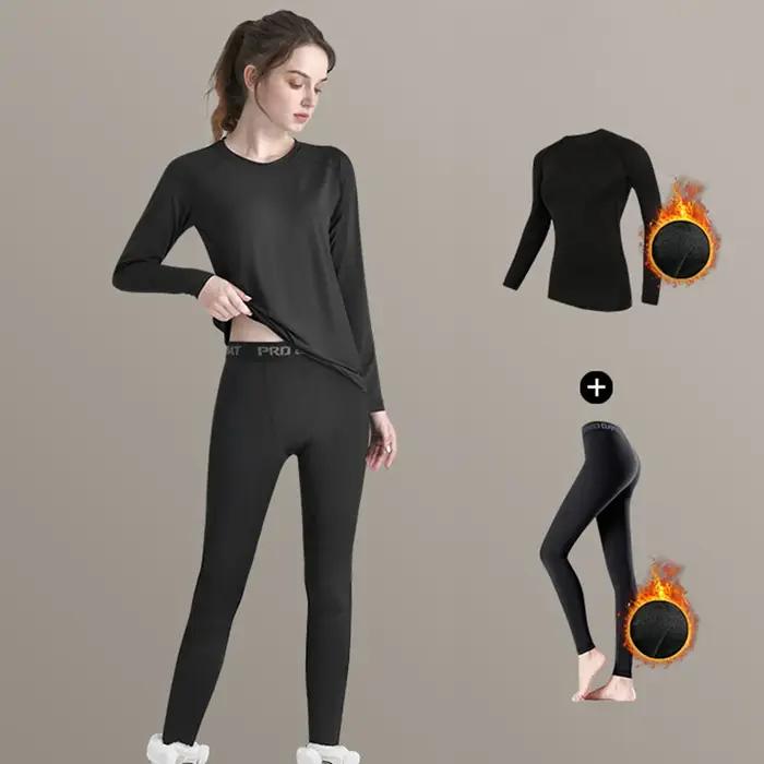 Ensemble de sous-vêtements thermiques pour ski, 2 pièces, combinaison de snowboard, tenue de protect