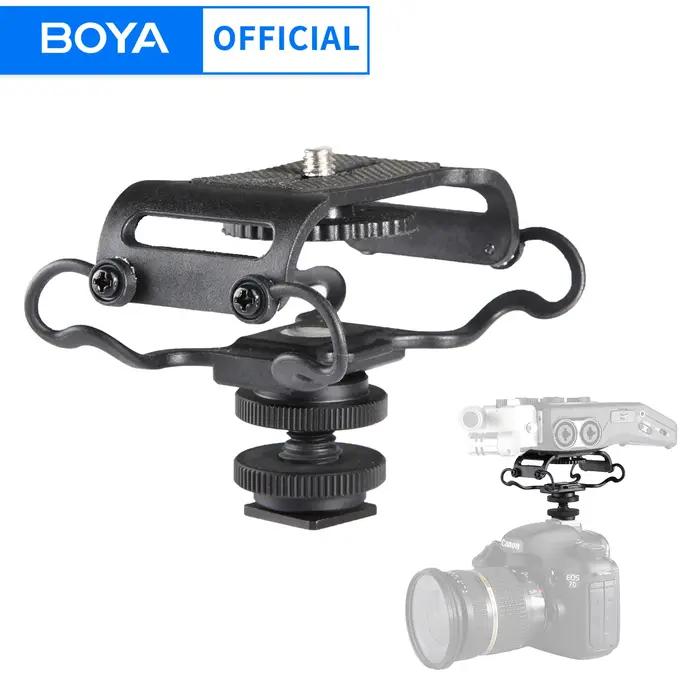 BOYA BY-C10 support anti-choc pour Microphone Zoom H4n/H5/H6 pour Sony Tascam DR-40 DR-05 enregistre