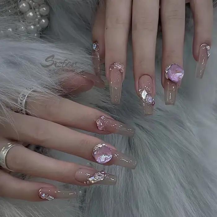 Strass scintillants multi-formes pour Nail Art, verre brillant de qualité, pierres précieuses pour N