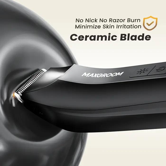 MAXGROOM nouveau corps tondeuse à cheveux rasoir pour hommes tondeuse à billes pour l'aine pubienne