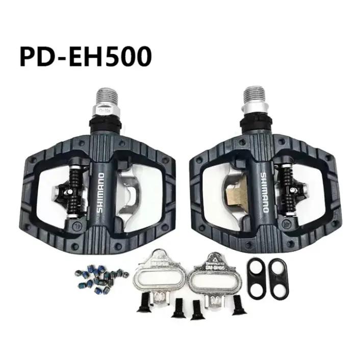 SHIMANO PD-EH500 pédale de vélo Action légère pédales SPD avec taquet SM-SH56 accessoires de vélo Sh
