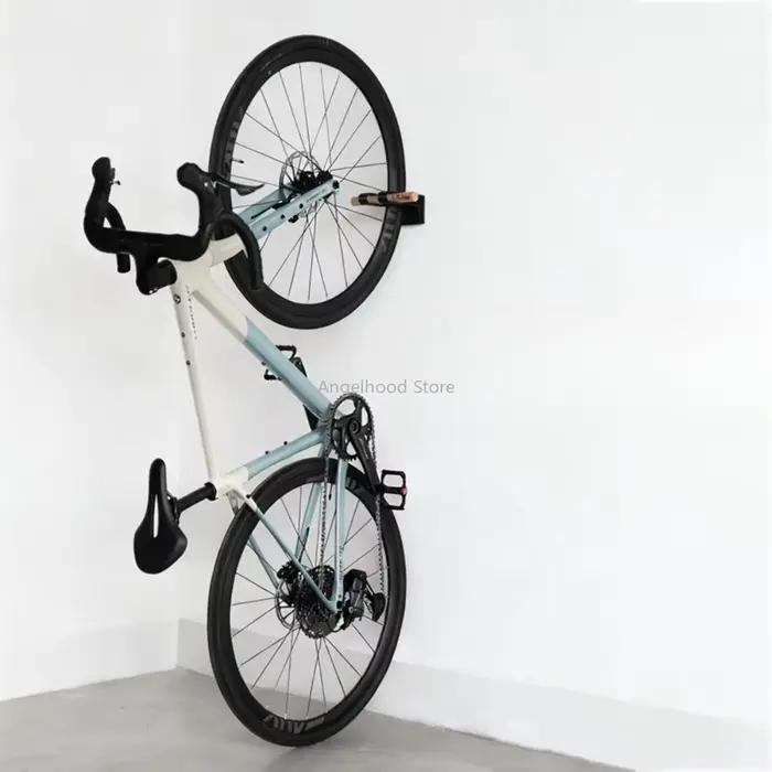 Support Mural Vélo Route Bois Design Élégant Pour Vélos De Route Et À Pignon Fixe Occasions Spéciales