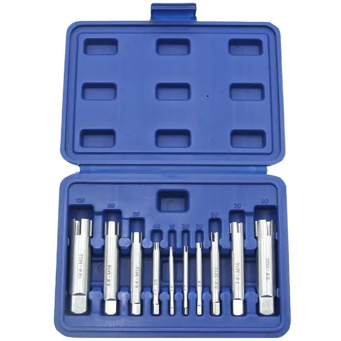 Extracteur de robinet à tête cassée, extracteur de fil à main M4-M22, compteur de taraudage de fil c