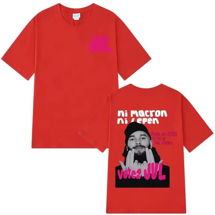 T-shirt Y2K Hip-hop 2026 JUL, rappeur français, T-shirts à imprimé graphique tendance, décontracté,