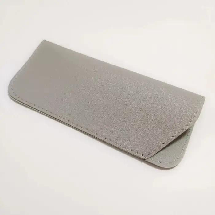 1pc sac à lunettes souple mode PU cuir lunettes lunettes de lecture pochette couverture Portable étu