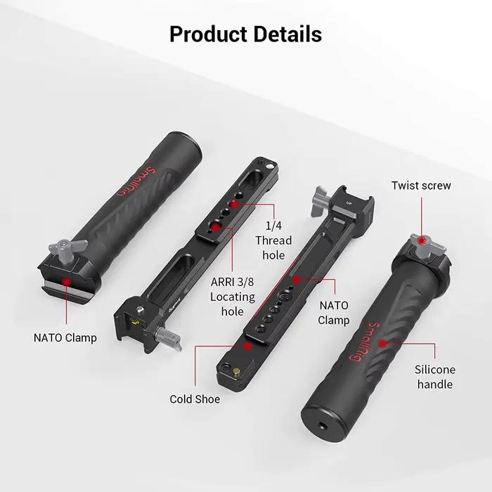 SmallRig – double poignée réglable pour DJI RS 2 /RSC 2/RS 3 / RS 3 Pro /RS 4/ RS 4 Pro, support de