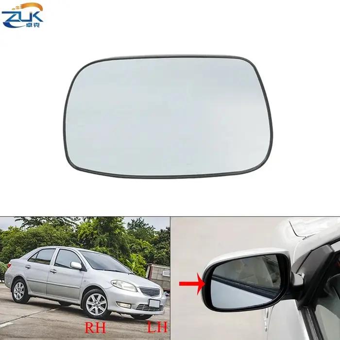 ZUK-Lentille en verre de rétroviseur latéral d'aile extérieure, Toyota Yadditif Sedan Soluna Vios P4