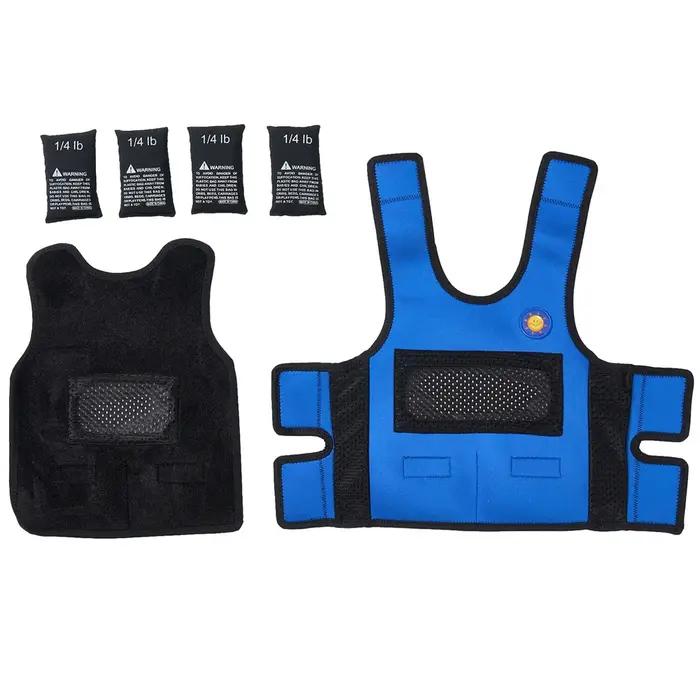 Gilet lesté réglable enfants autisme sensoriel thérapie apaisant garçons filles poids ajustable