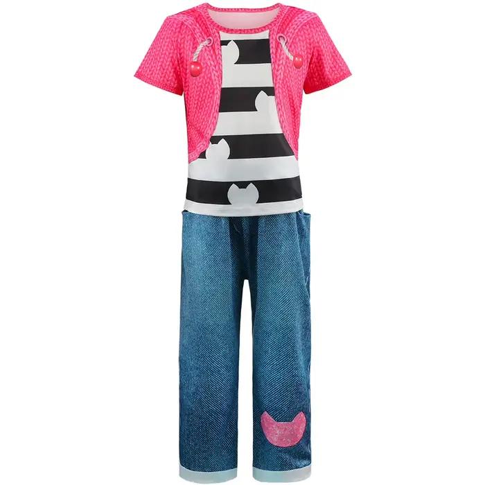 Costume enfant Gabby dessin animé imprimé T-Shirt + pantalon 2 pièces ensembles pour enfants carnava