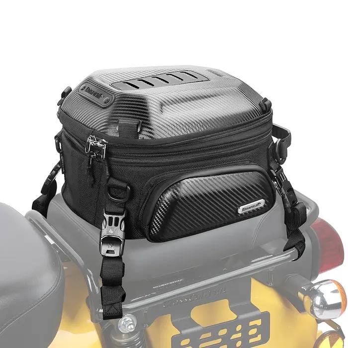 Rhinowalk sac de siège arrière de moto 12L-18L moteur extensible sac à dos à coque rigide en plein a
