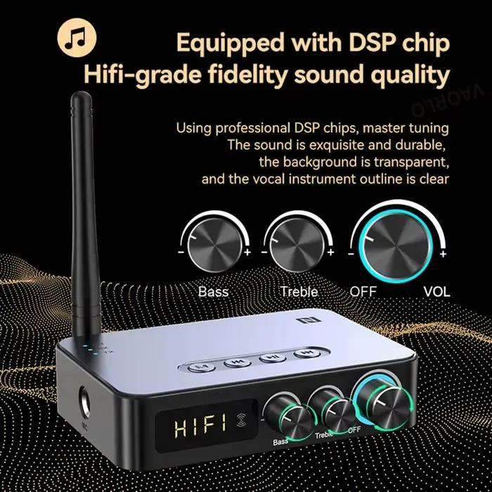 Récepteur et transmetteur Audio Bluetooth M9/M9Pro, adaptateur sans fil DSP, NFC/AUX/RCA/USB u-disk/