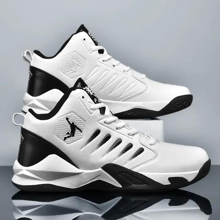 Chaussures de basket-ball souples pour hommes, baskets confortables et respirantes, légères à la mod