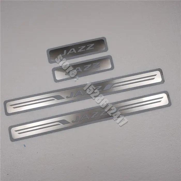 Plaque de seuil/seuil de porte en acier inoxydable, pédale de bienvenue, accessoires de style automa