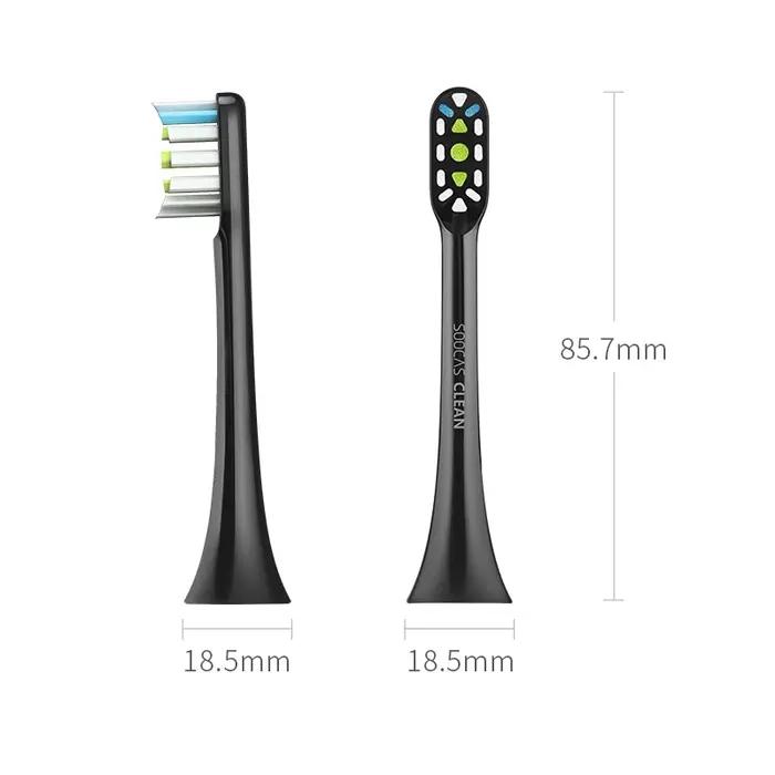 SOOCAS – têtes de brosse à dents électrique de remplacement, originales, SOOCAS X1 X3 X3U X5, têtes