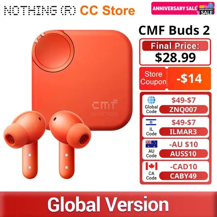 Première mondiale des Nothing CMF Buds 2 avec micros de haute qualité Dirac Opteo 6, qualité sonore
