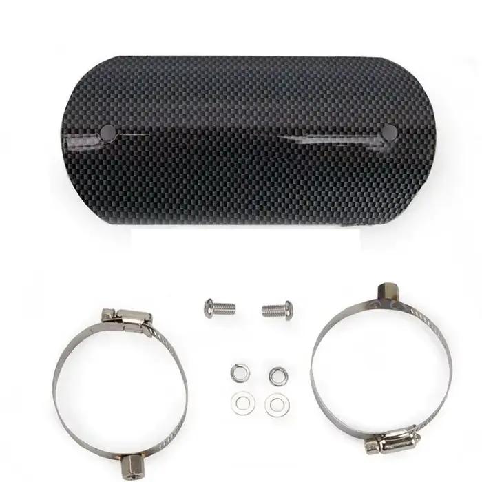 Tuyau d'échappement universel pour Moto, Style Fiber de carbone, couvercle de bouclier thermique, pr