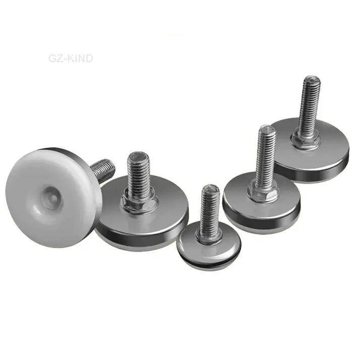 Base de pied de nivellement, M6, M8, M10, hauteur de vis réglable, diamètre 30 mm, 35 mm, 43 mm, 50